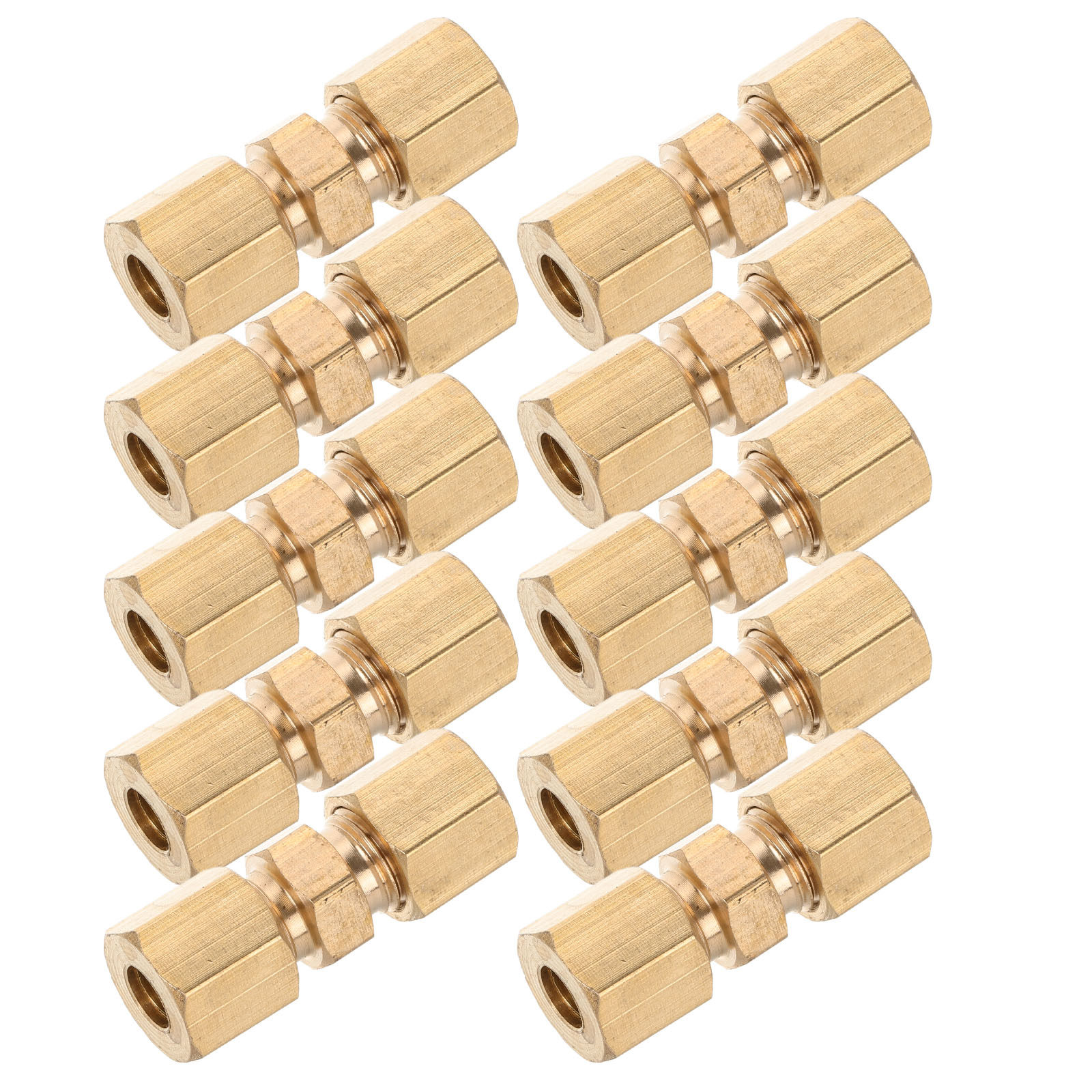 10Pcs Brass Brake Line Union F - Compression Fitting Brass review and price