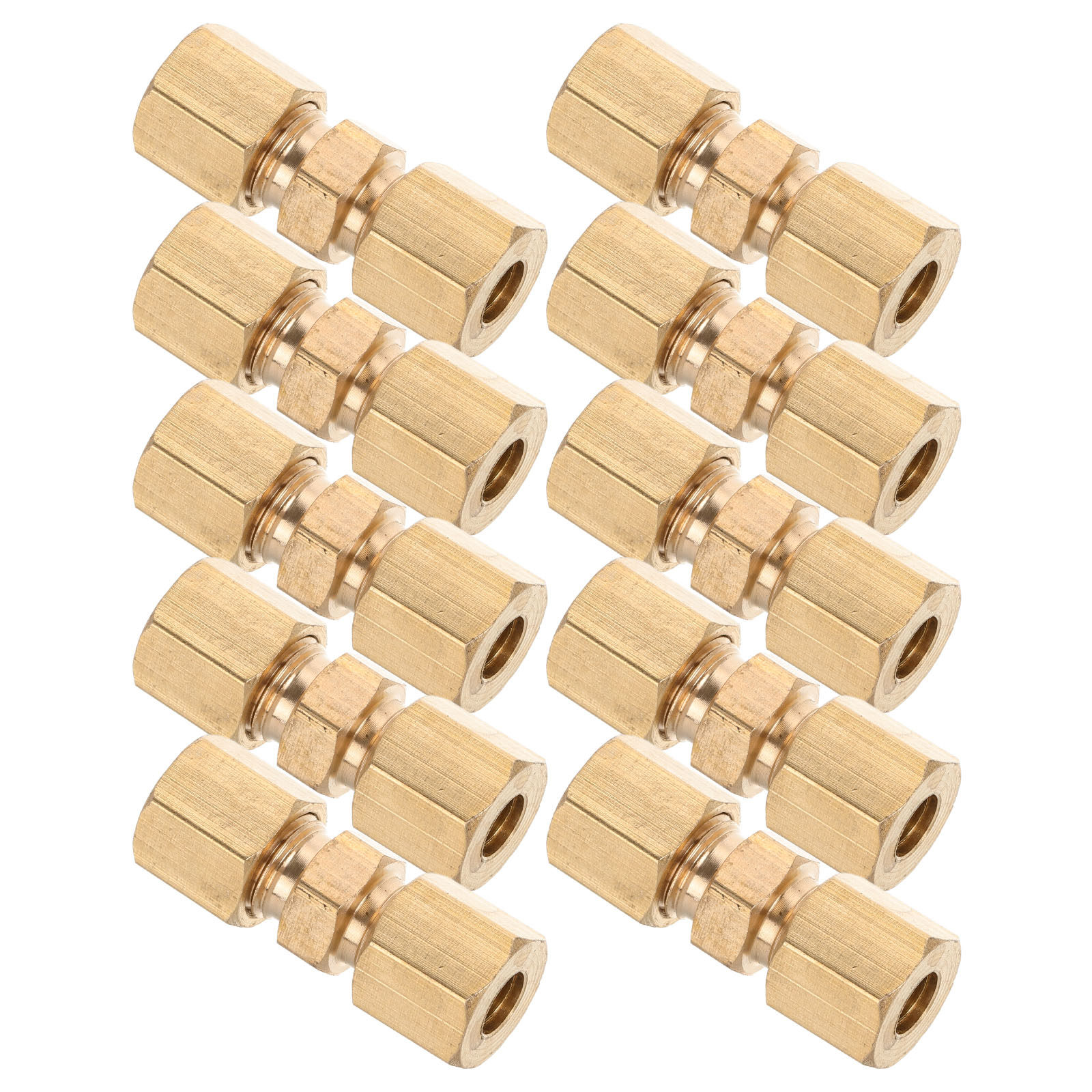10Pcs Brass Brake Line Union F - Compression Fitting Brass review and price